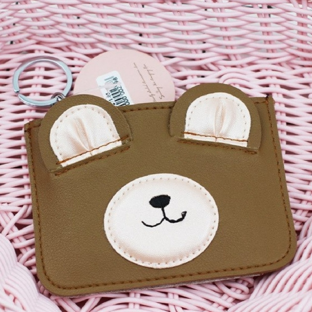 Teddy Bear Keychain Coin Purse